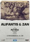 Concert Alifantis & ZAN pe 4 noiembrie la Hard Rock Cafe
