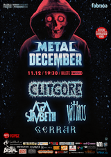 Concert Metal December - Clitgore, Apa Simbetii, Vathos, Gerrar