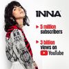 INNA, un nou record pe YouTube: 3 miliarde de vizualizari pe YouTube pe propriul canal si peste 5 milioane de abonati
