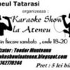 Karaoke la Ateneul Tatarasi din Iasi