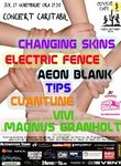 Concert caritabil Electric Fence, Cuantune, Changing Skins si altii in Coyote Cafe