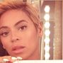 Beyonce cu parul scurt