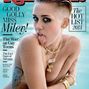 Miley Cyrus, topless in Rolling Stone
